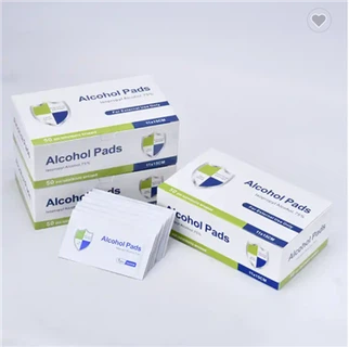 Tovalloletes de neteja amb alcohol